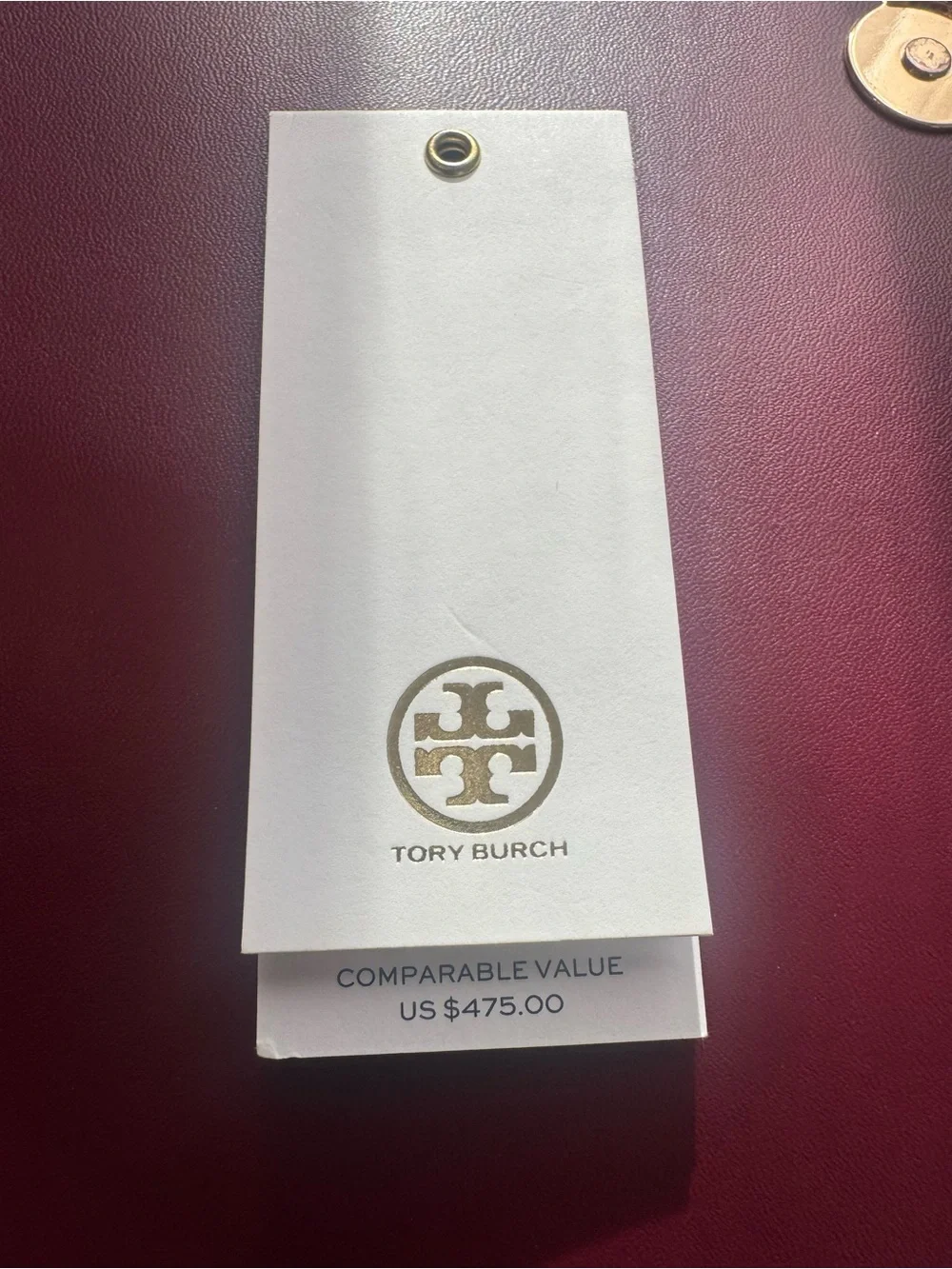 Tory Burch Quilted Leather Savannah Chain Shoulder Bag in Burgundy